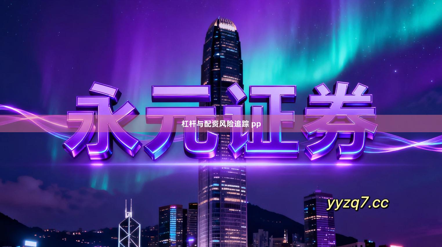 杠杆与配资风险追踪 pp